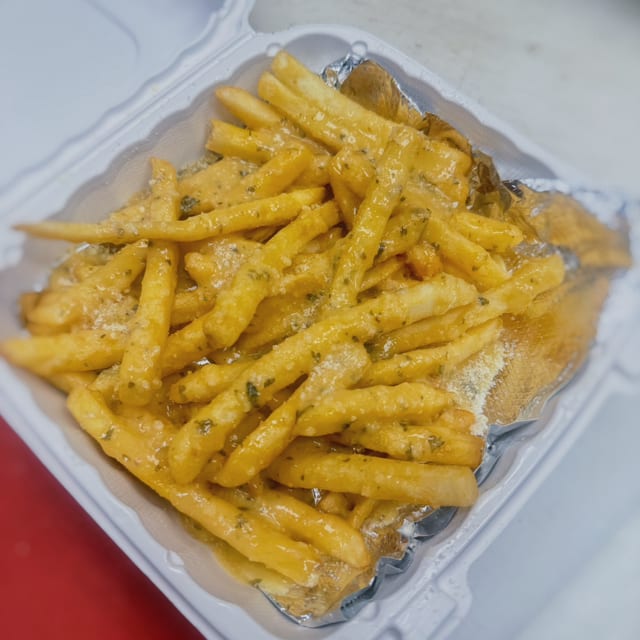 Garlic Parm Fries.