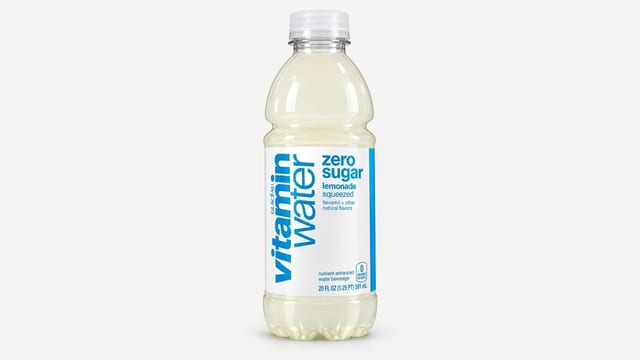 Vitamin Water Zero Squeezed Lemonade.