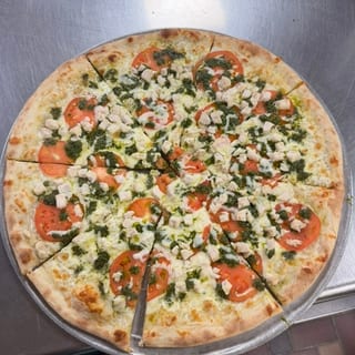 Chicken Pesto Pizza