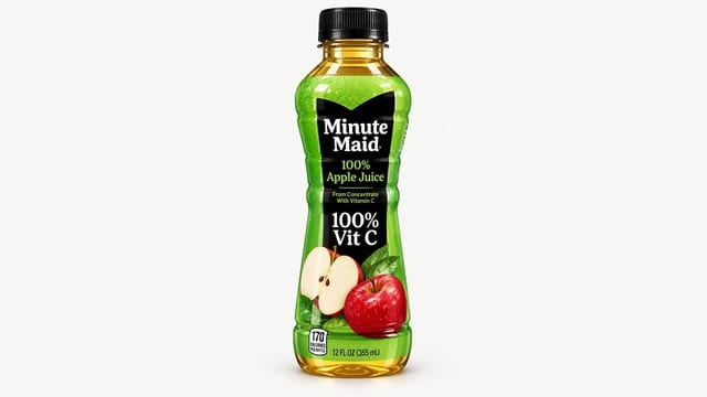 Minute Maid Apple Juice.