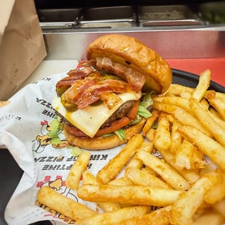 Hot Honey Burger w/ Fries